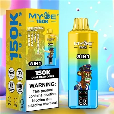 MYDE 8 en 1 150K Vape desechable 150000 inhalaciones