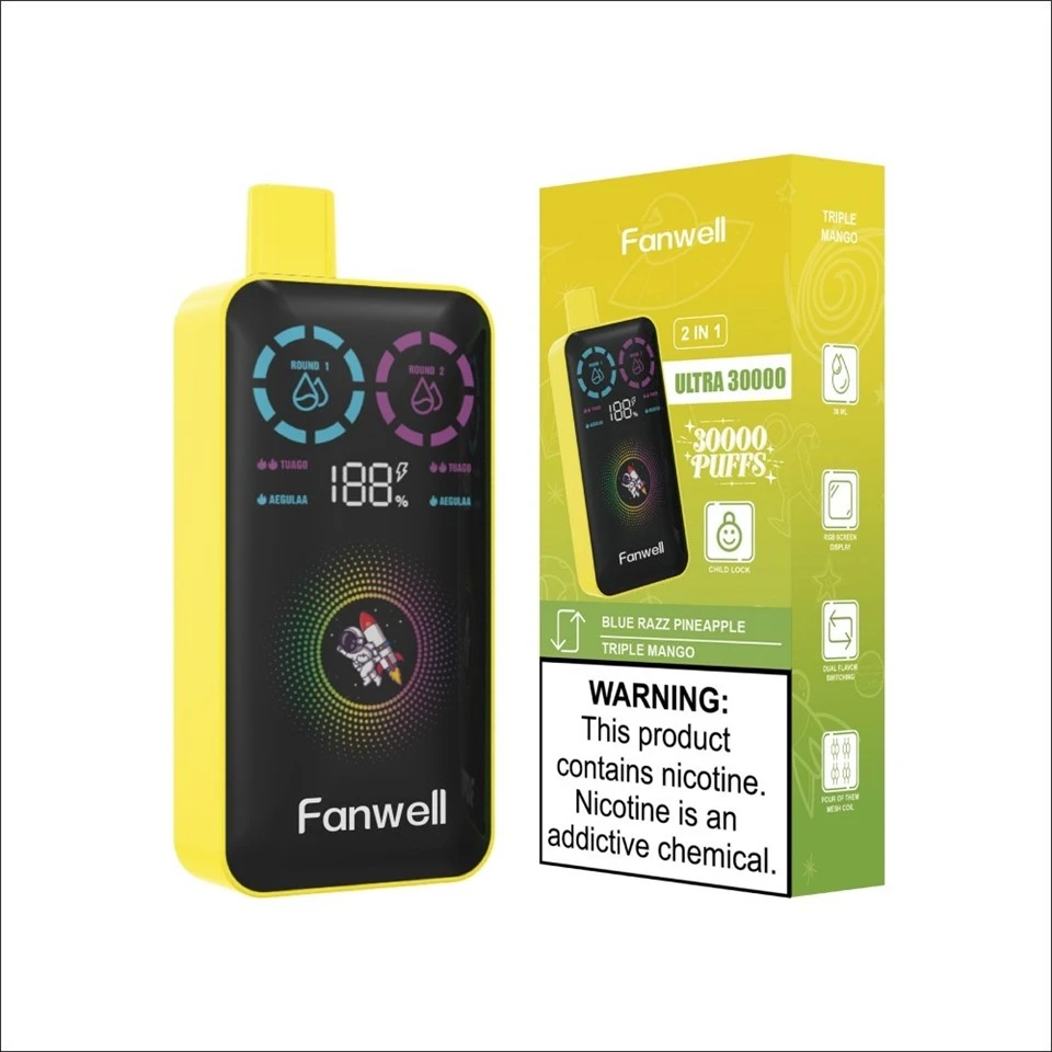 Dual Flavor Maxi-Puff E-Cigarette Fanwell Ultra 3000